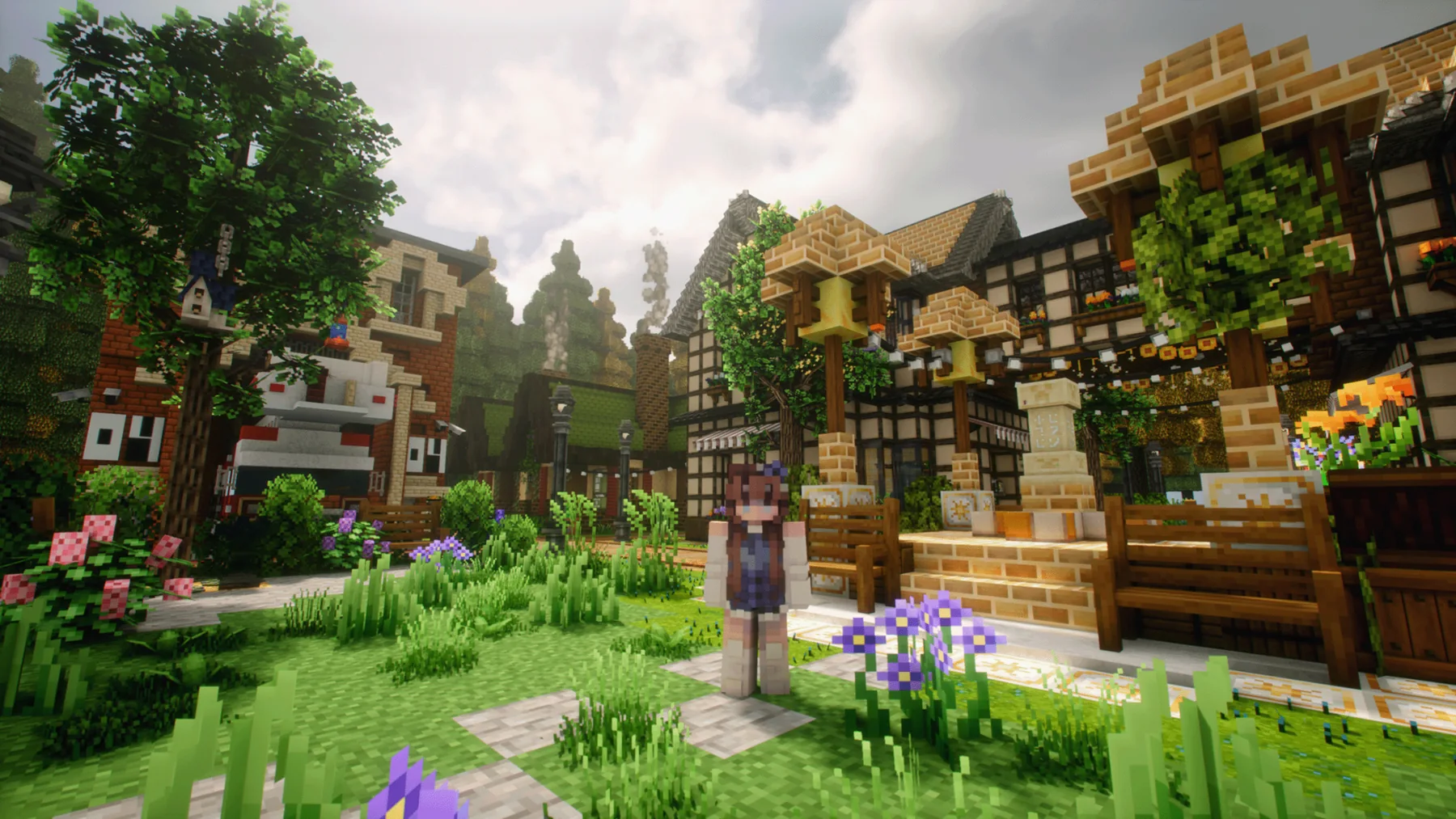 Cozy Minecraft town build
